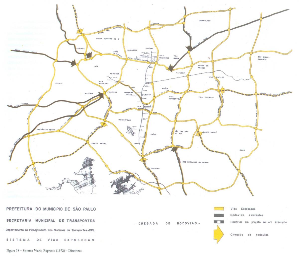 Mapa São Paulo adierazteko bide
