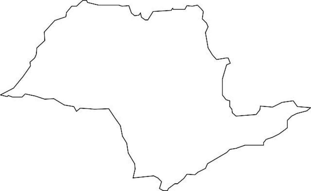 Mapa São Paulo-bektorea