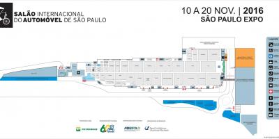 Mapa auto show São Paulo