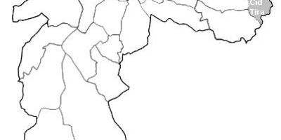 Mapa zona Leste 2 São Paulo