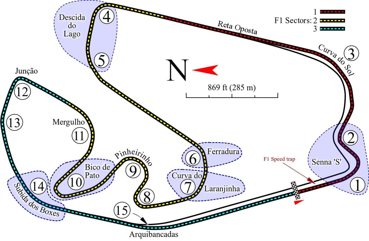 Mapa Autódromo José Carlos Erritmoa São Paulo