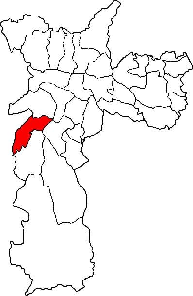 Mapa Campo Limpo azpi-prefektura São Paulo