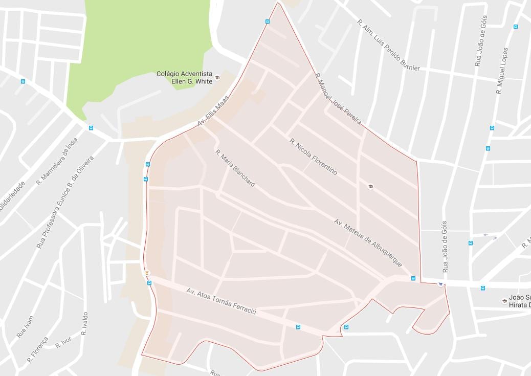 Mapa Capão Redondo São Paulo