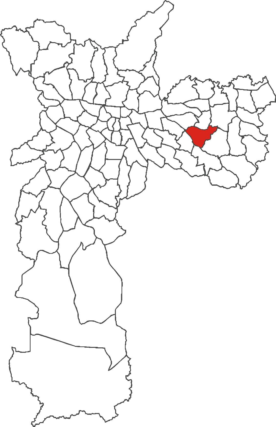 Mapa Cidade Líder auzoan