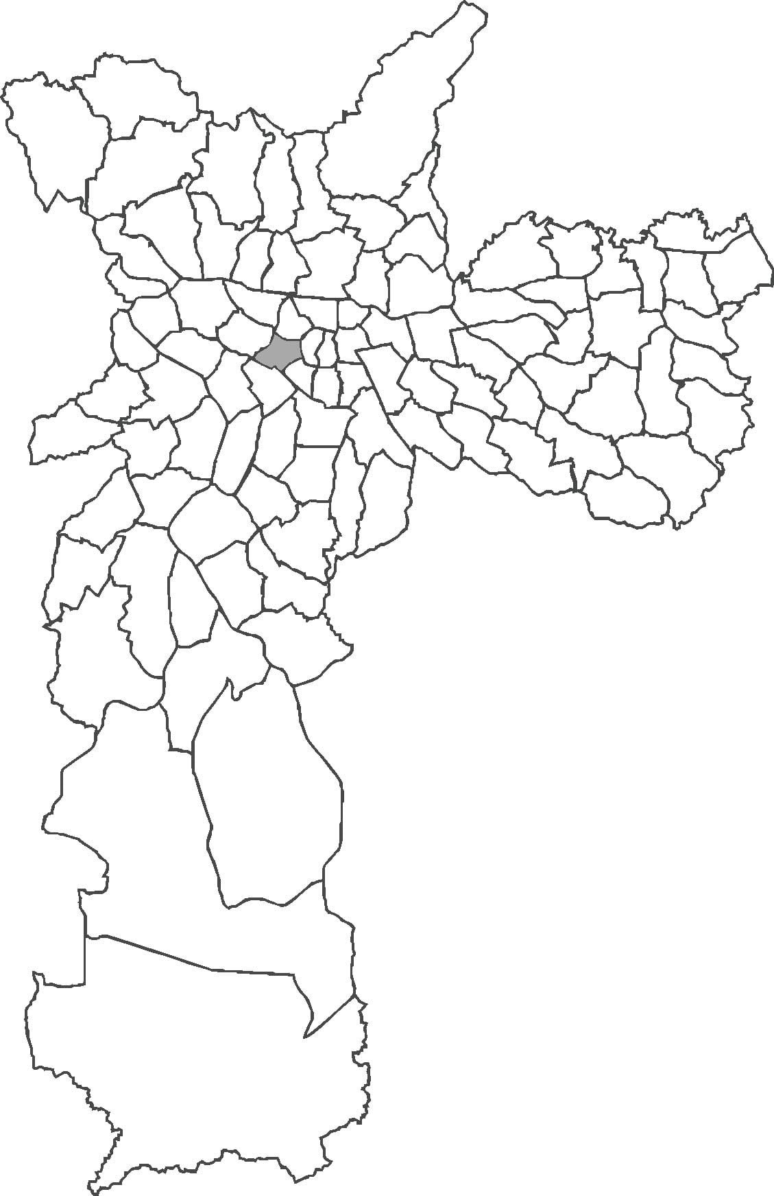 Mapa Consolação auzoan