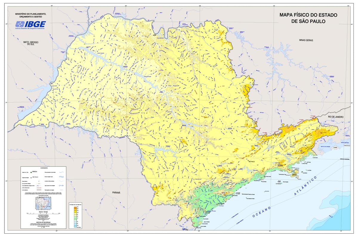 Mapa erliebe São Paulo