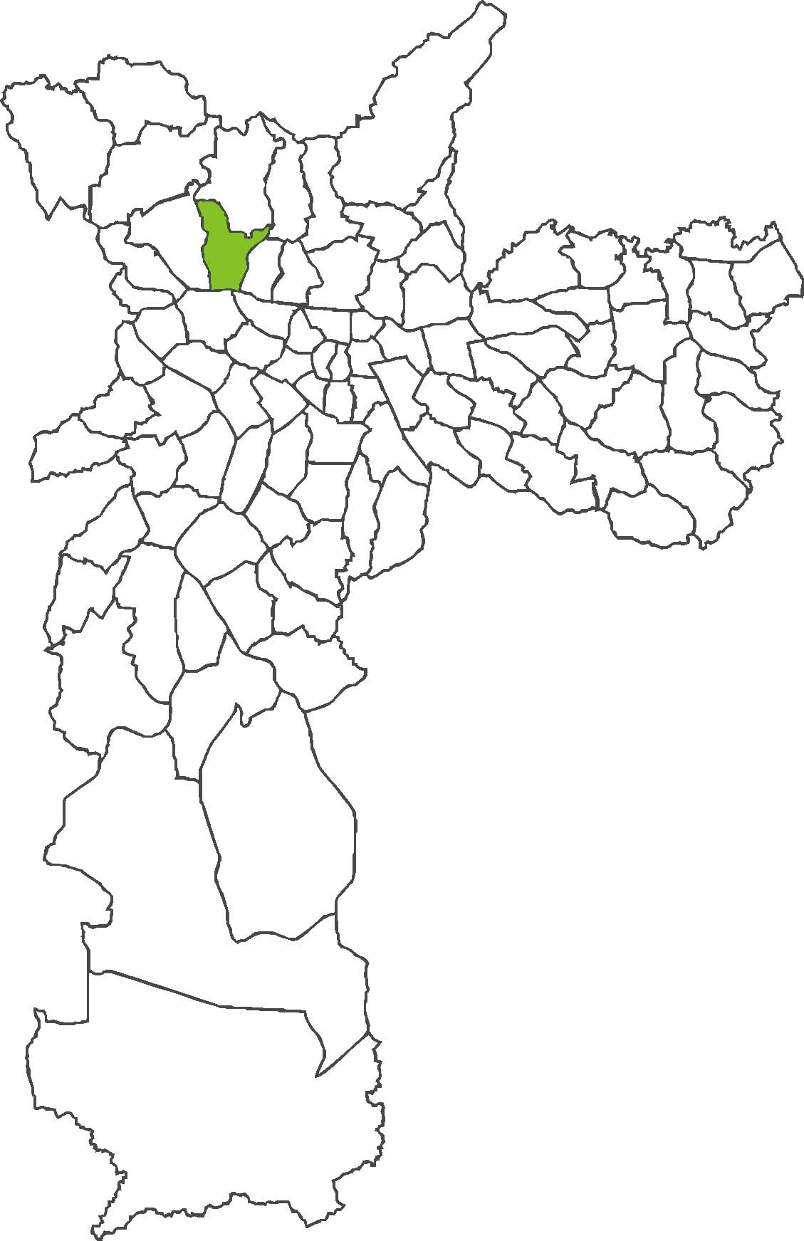 Mapa Freguesia egin Ó auzoan