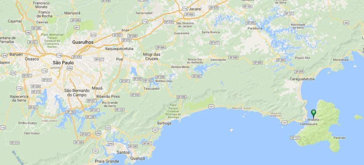 Mapa hondartza Perequê