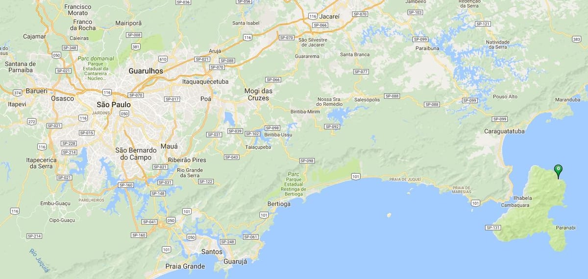 Mapa hondartza Poço