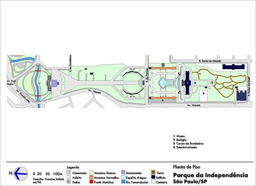Mapa Independência São Paulo Park