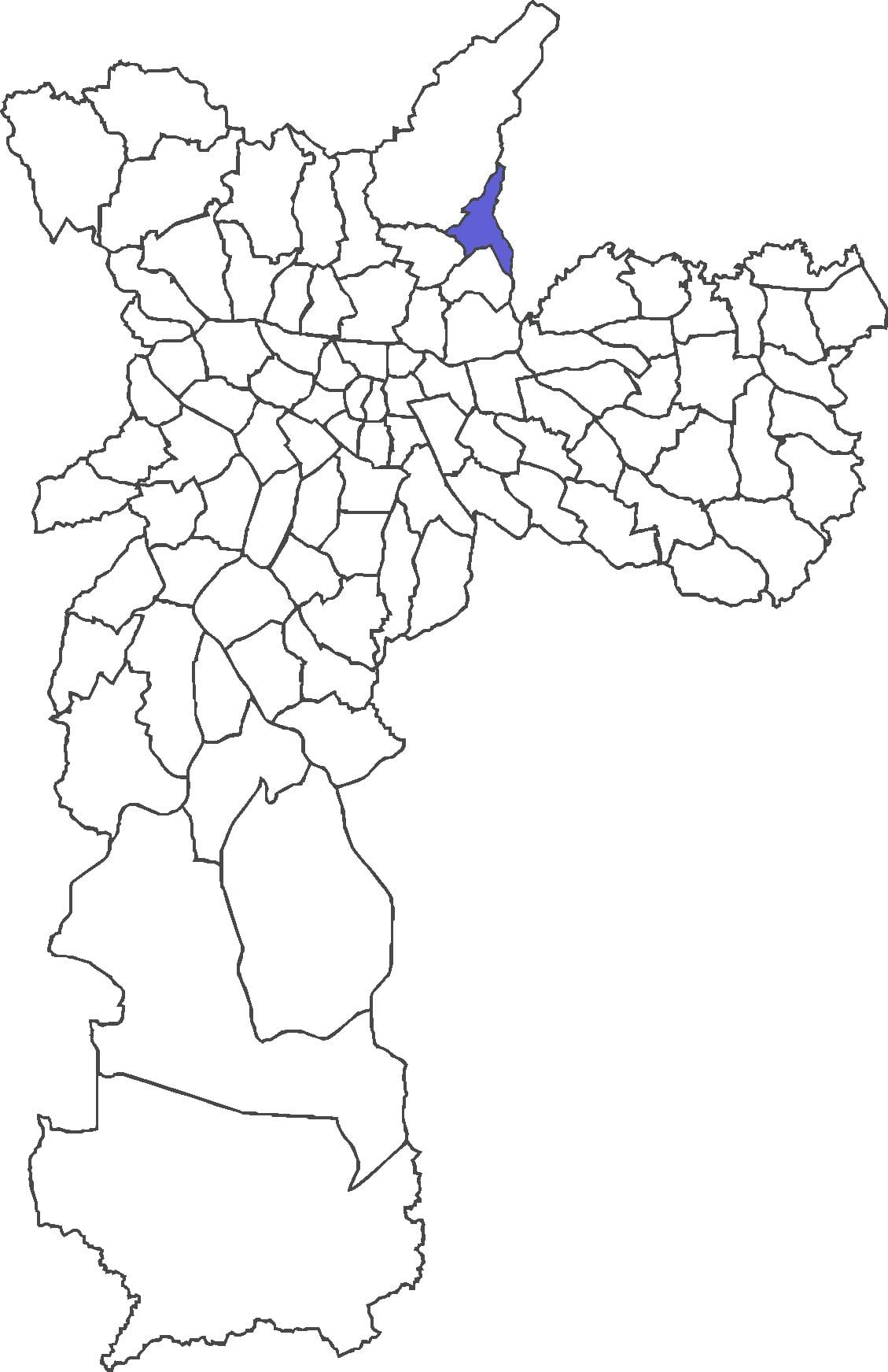 Mapa Jaçanã auzoan