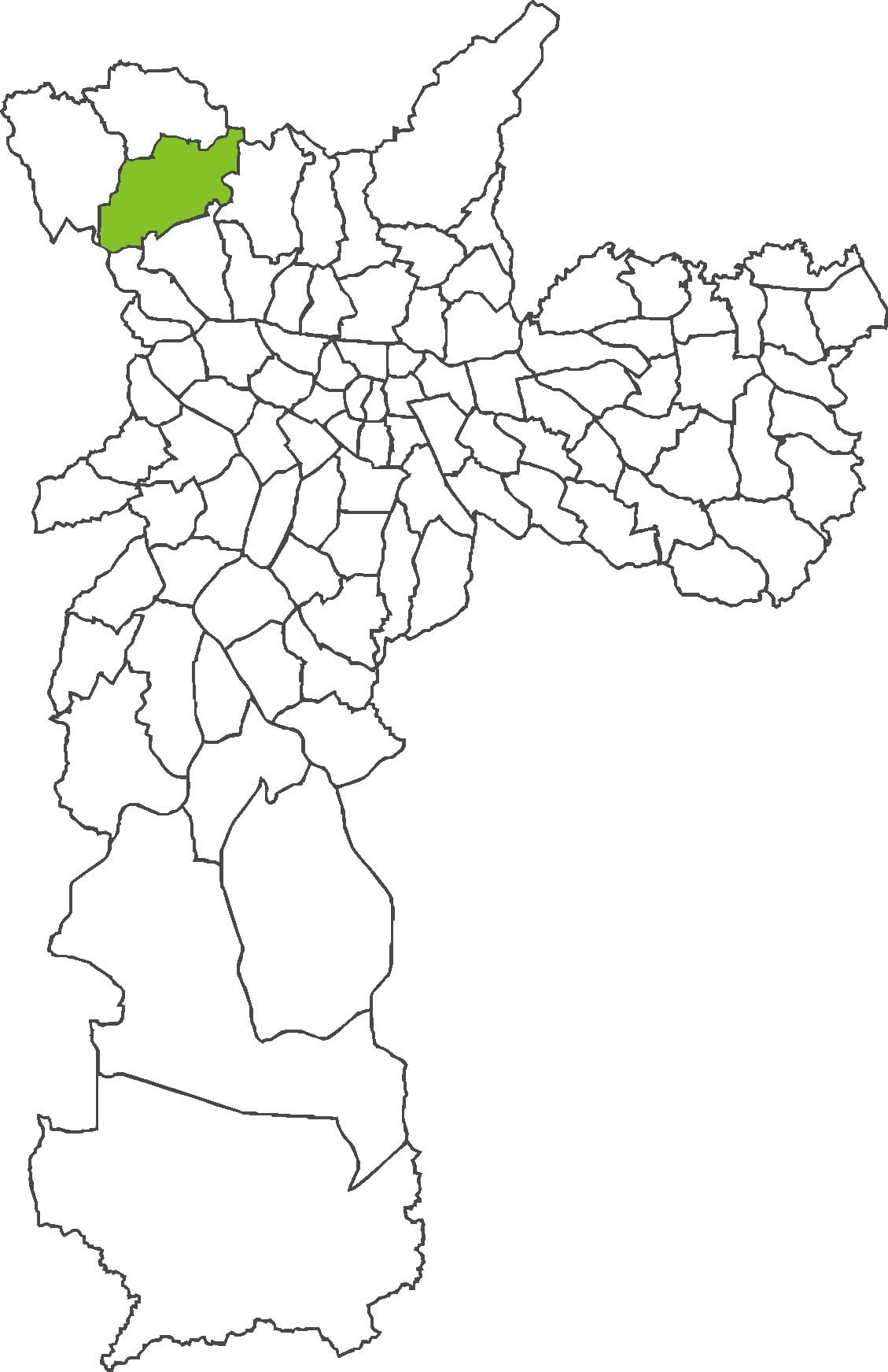 Mapa Jaraguá auzoan