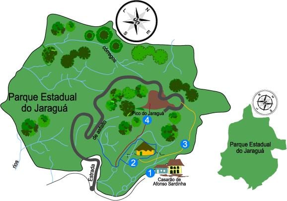 Mapa Jaraguá Gailurra