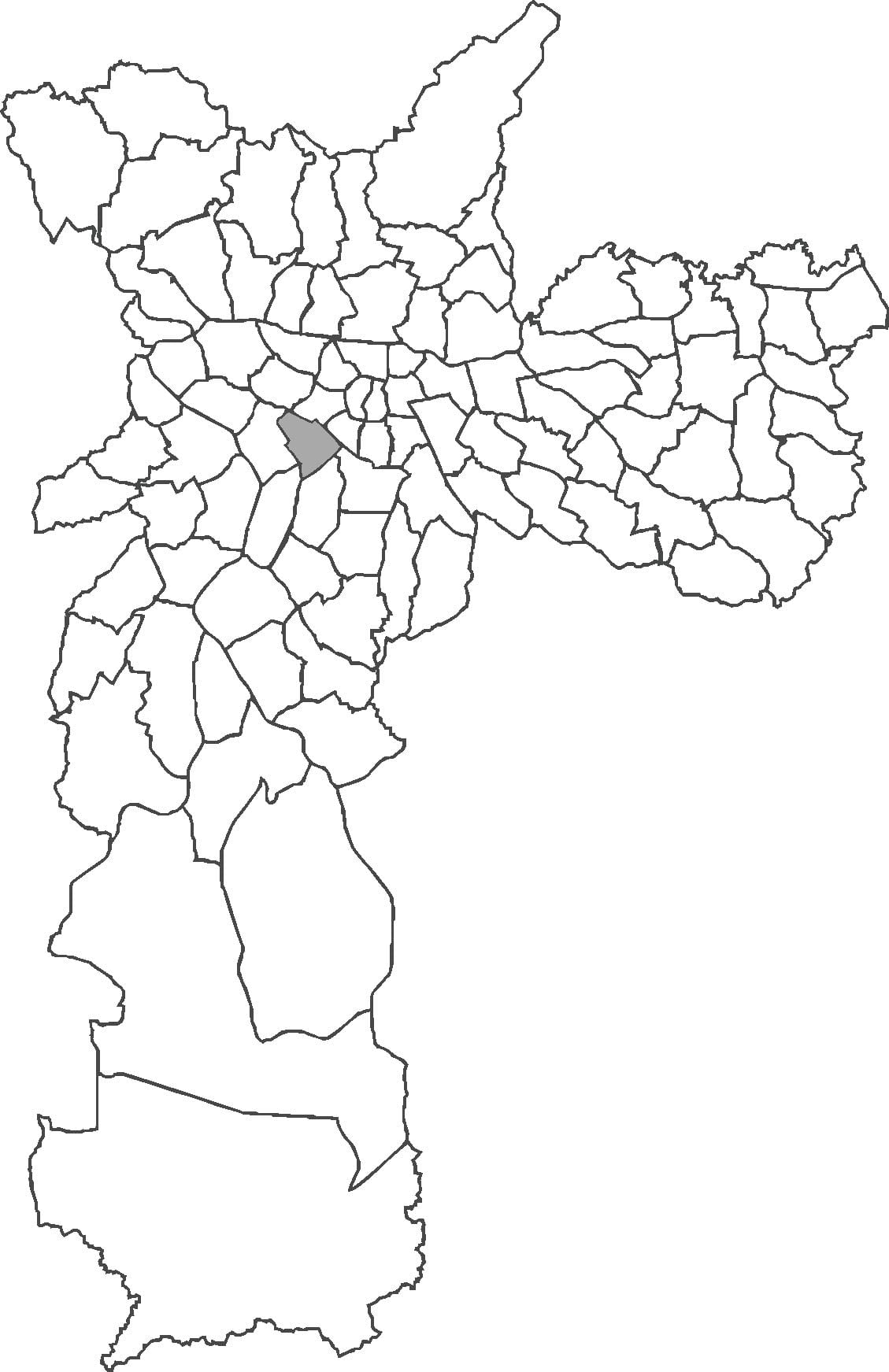 Mapa Jardim Paulista auzoan