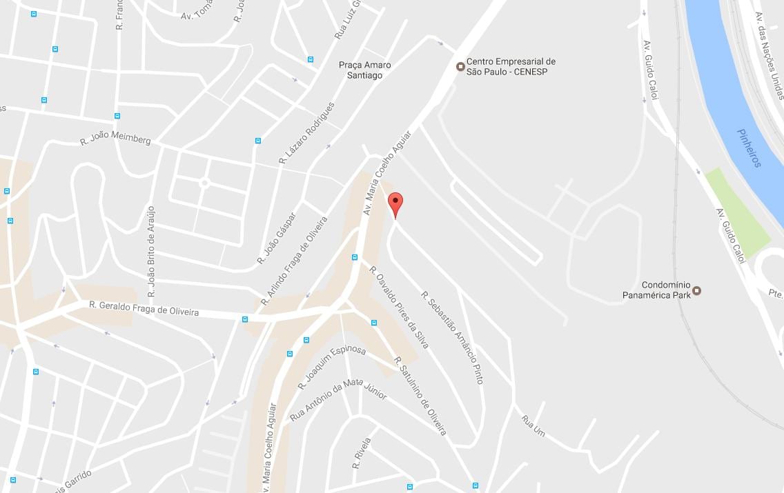 Mapa Jardim São Luís São Paulo
