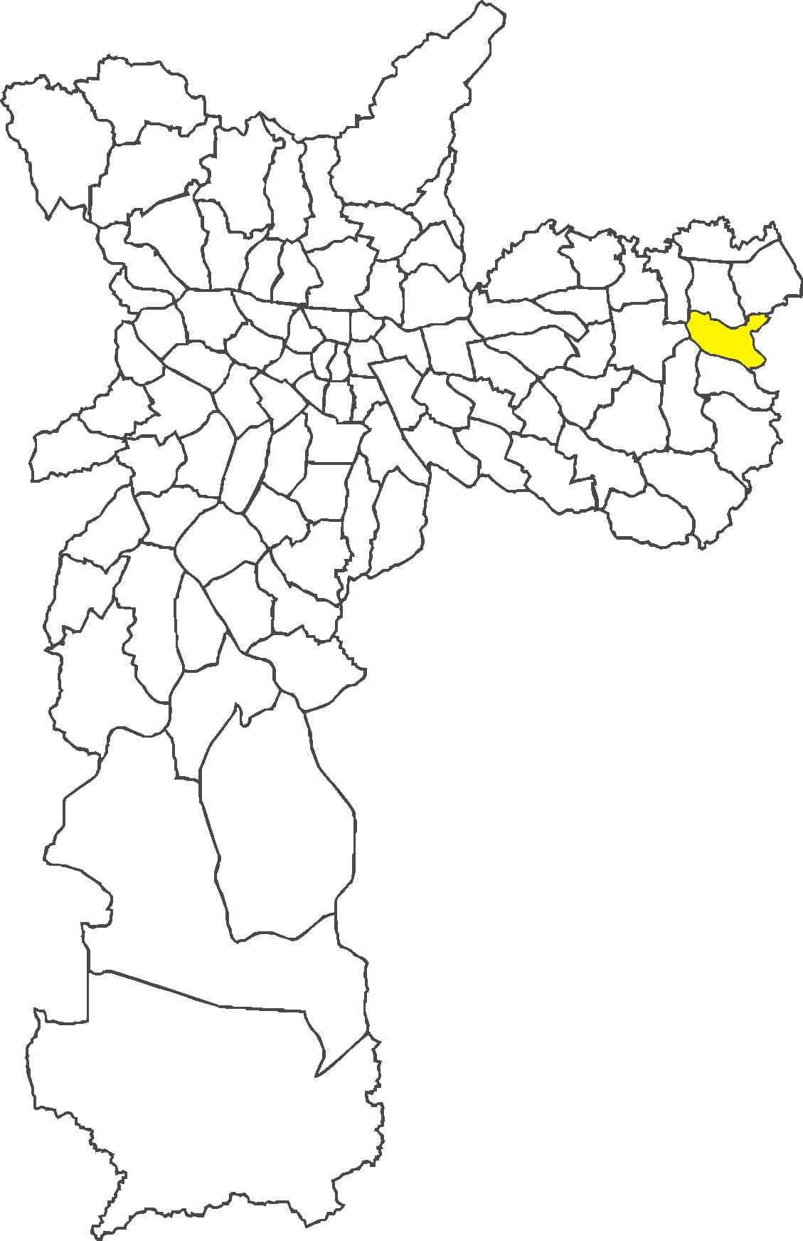 Mapa Lajeado auzoan