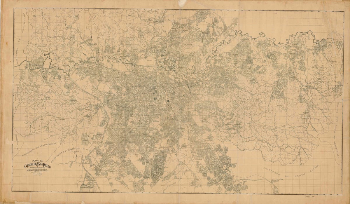Mapa ohia São Paulo - 1943