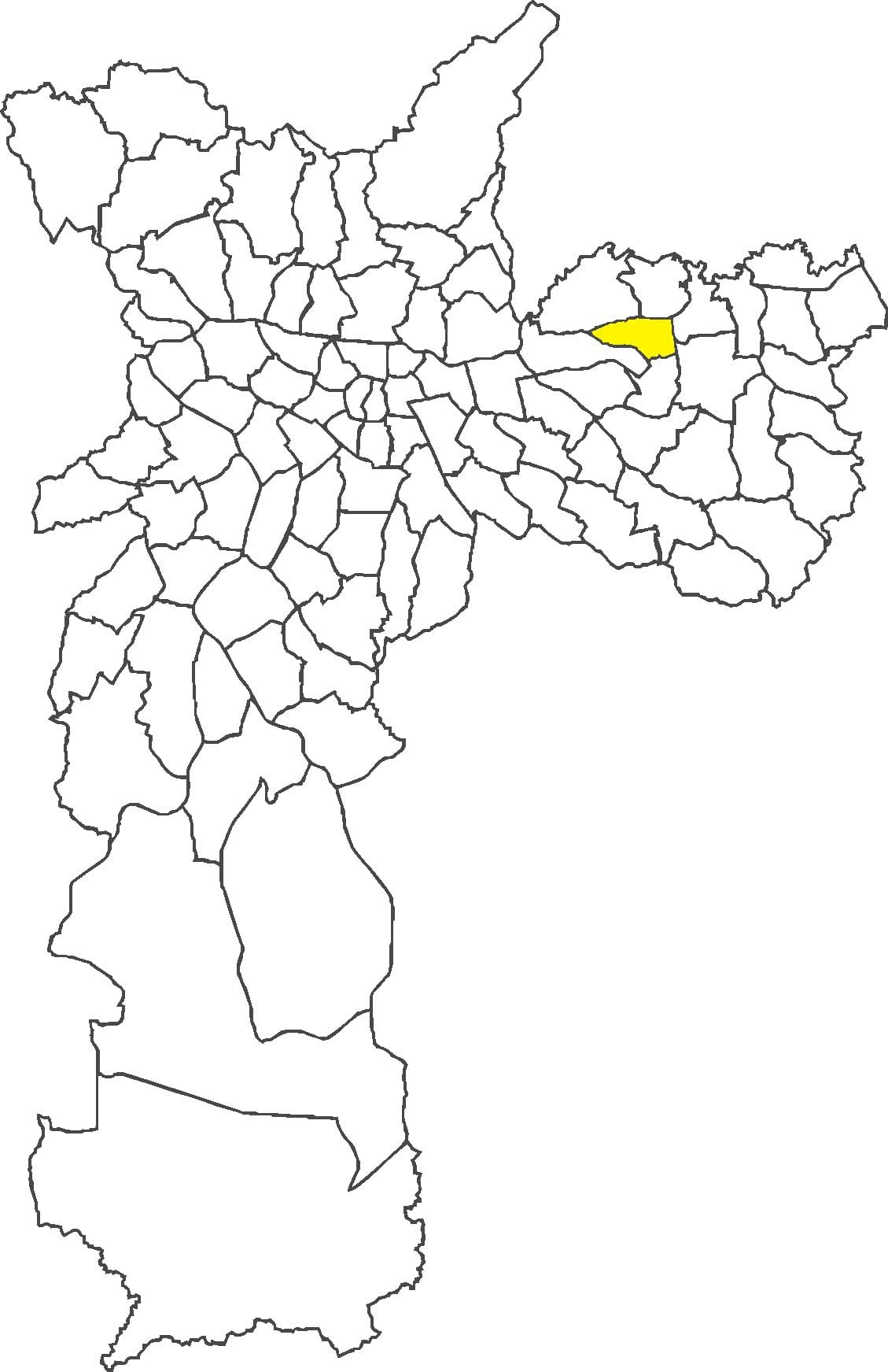 Mapa Ponte Rasa auzoan