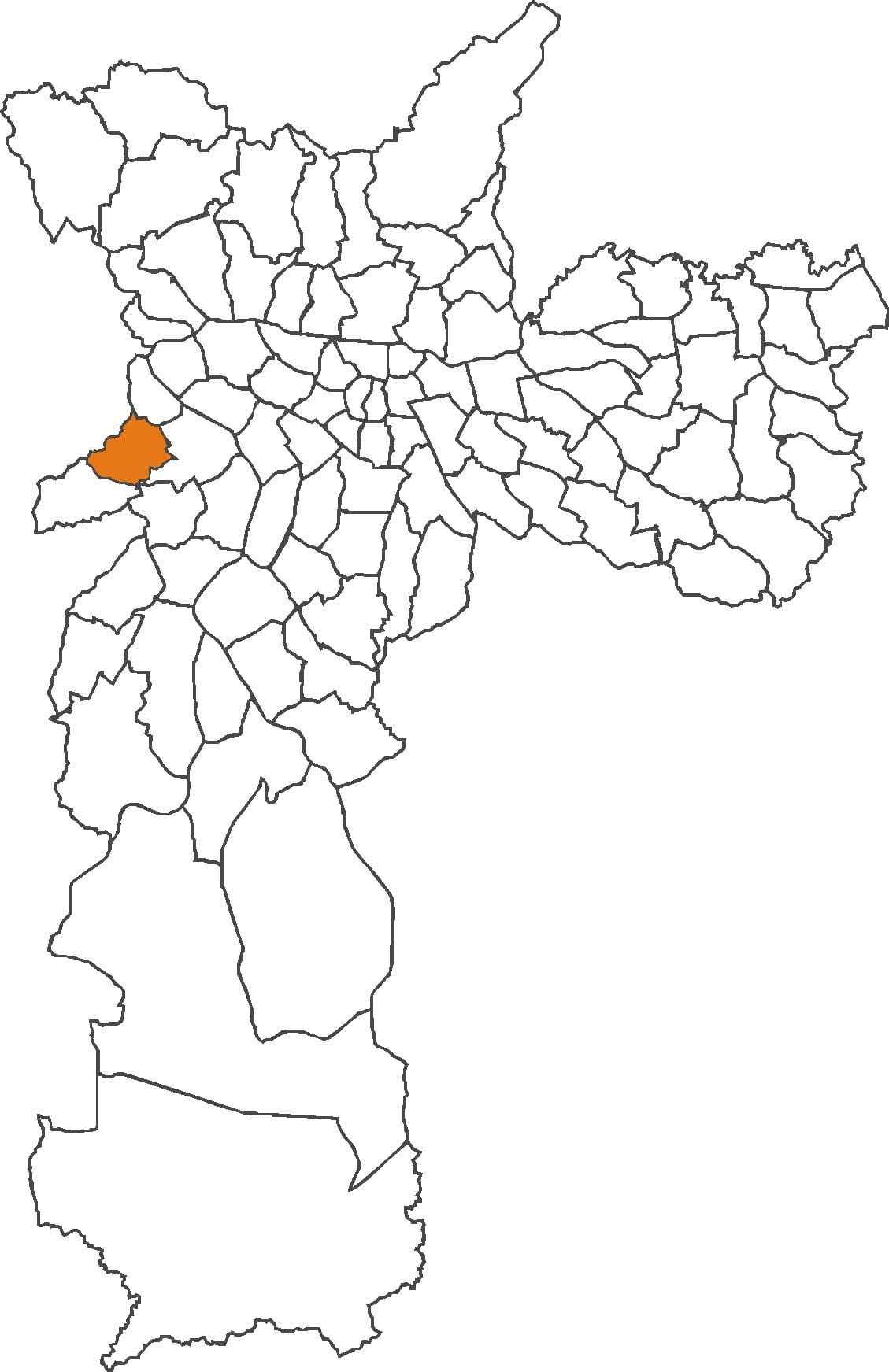 Mapa Rio Pequeno auzoan