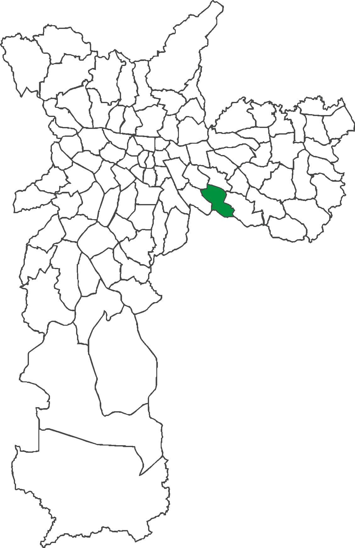Mapa São Lucas auzoan
