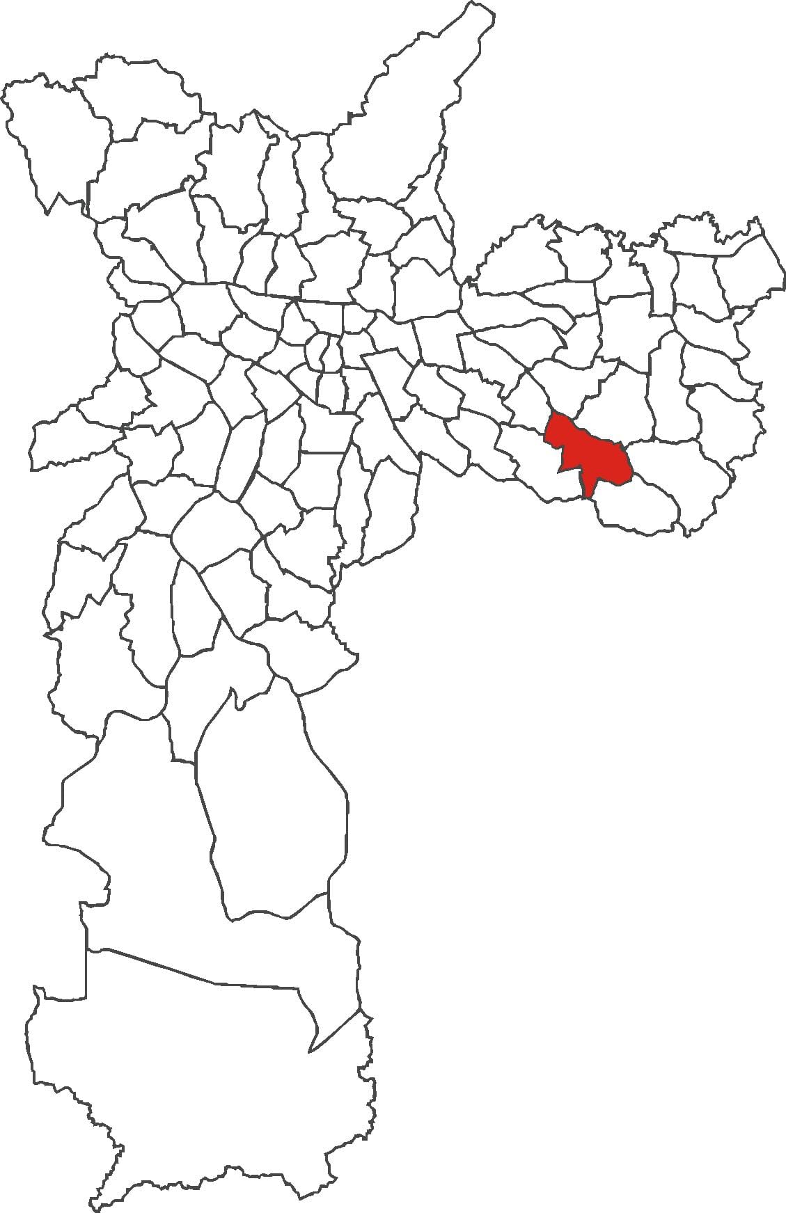 Mapa São Mateus auzoan