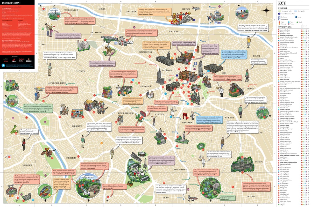 Mapa São Paulo monumentuak