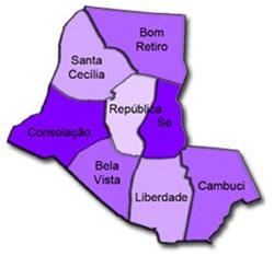 Mapa Sé azpi-prefekturan