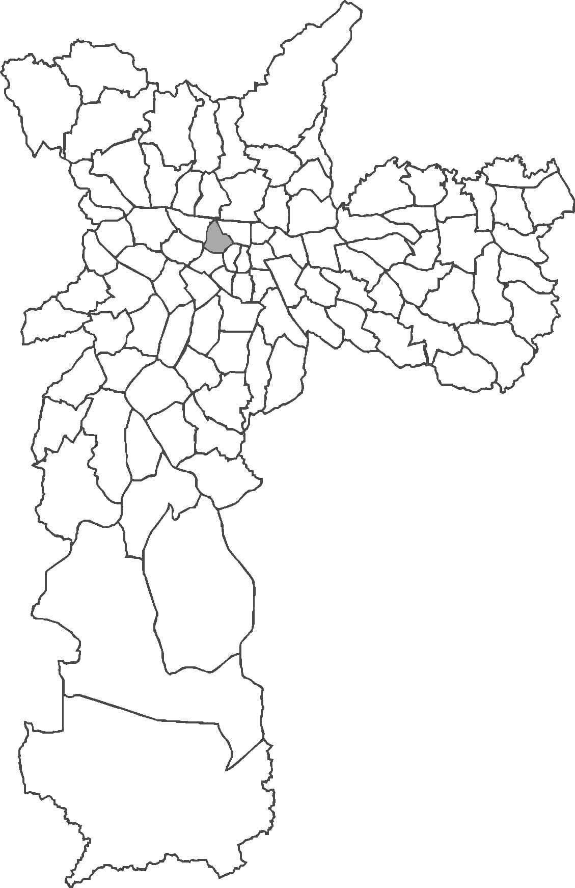 Mapa Santa Cecília auzoan