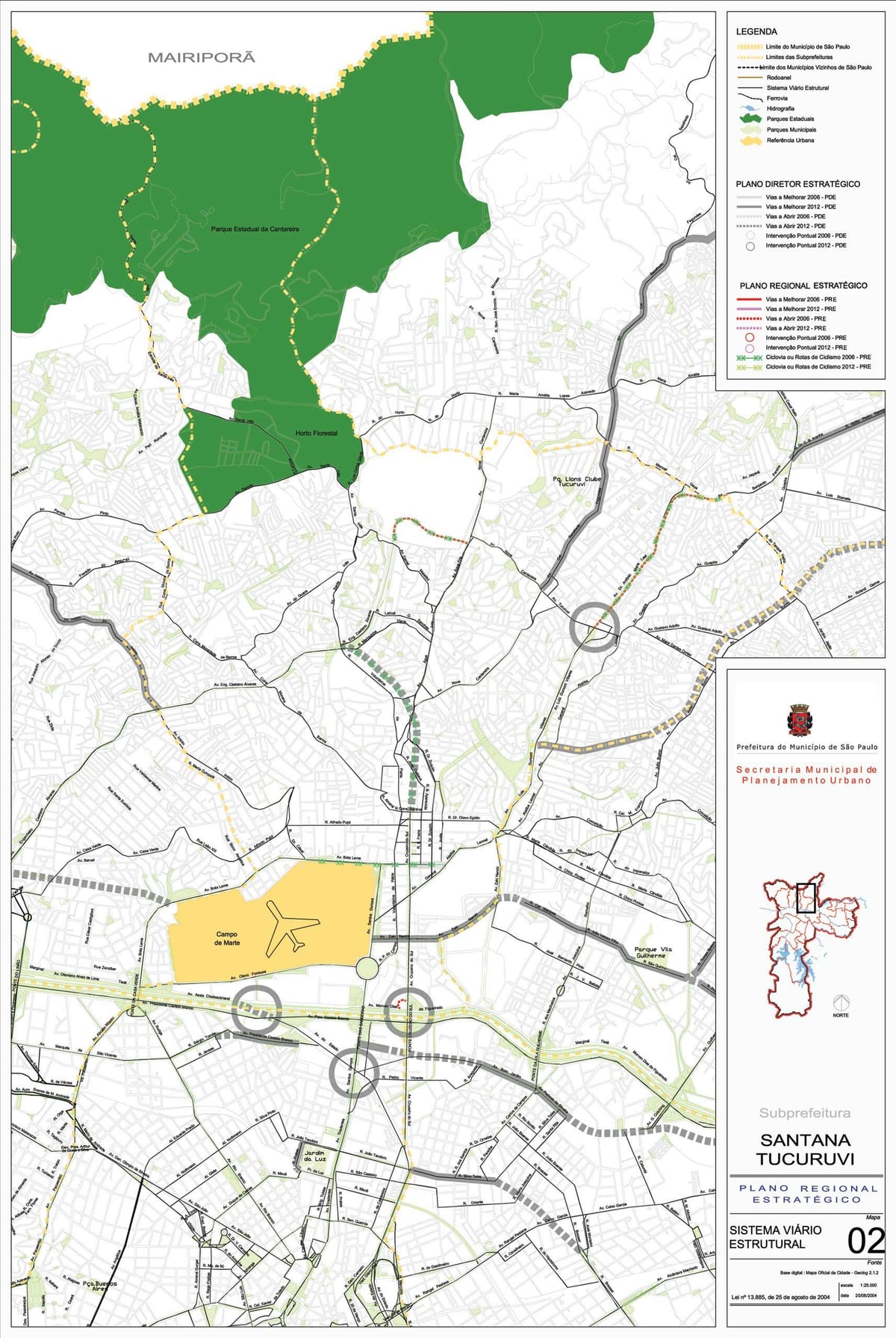 Mapa Santana São Paulo - Errepideak