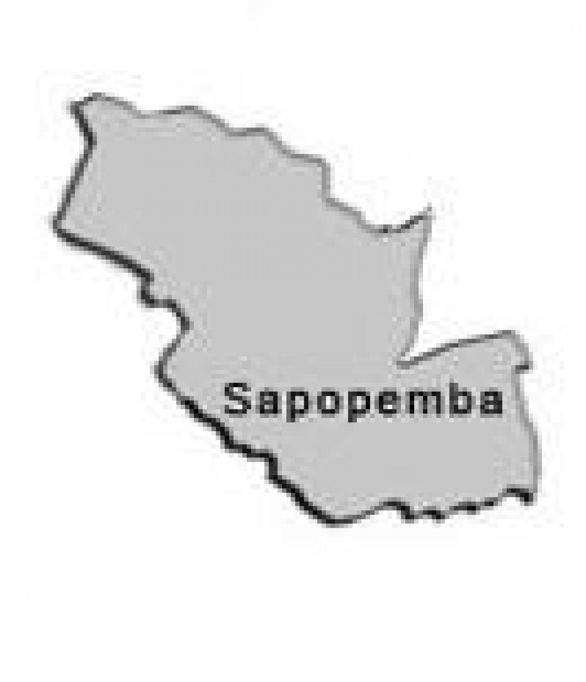 Mapa Sapopembra azpi-prefekturan