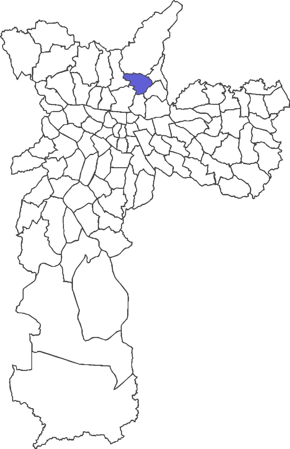 Mapa Tucuruvi auzoan