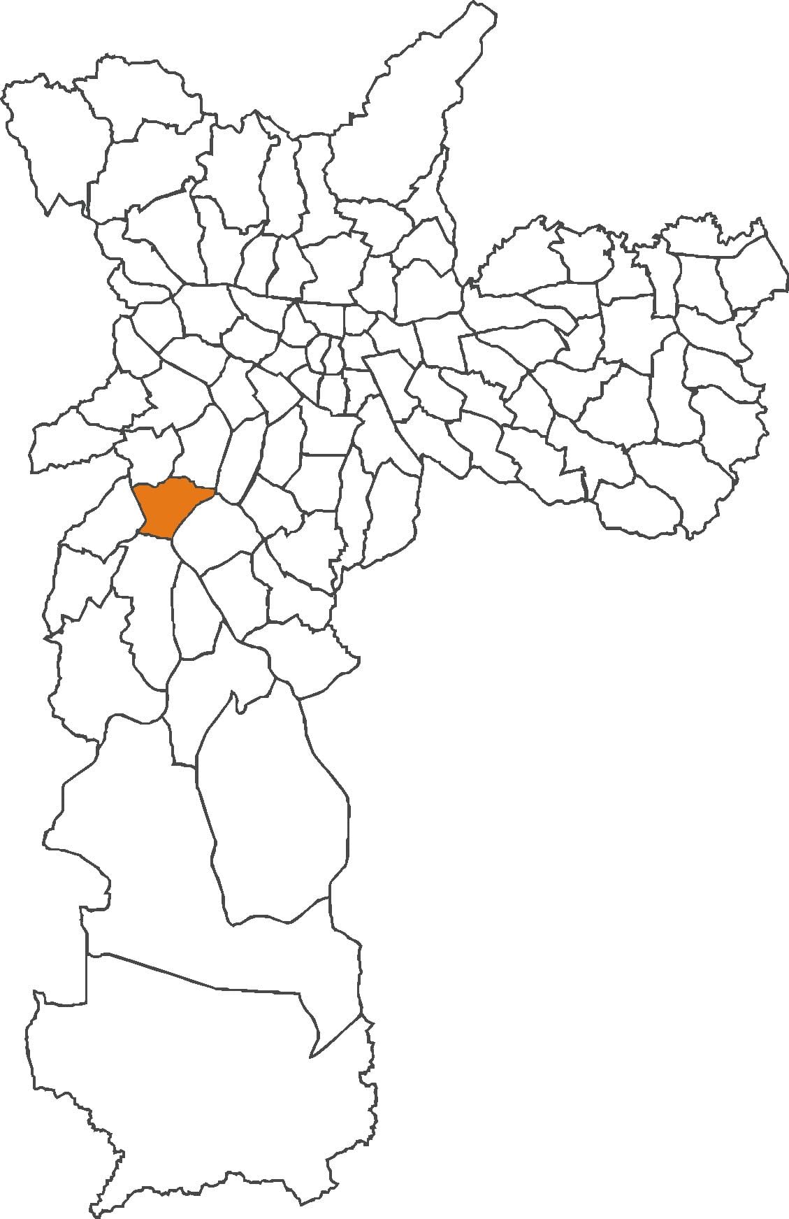 Mapa Vila Andrade auzoan