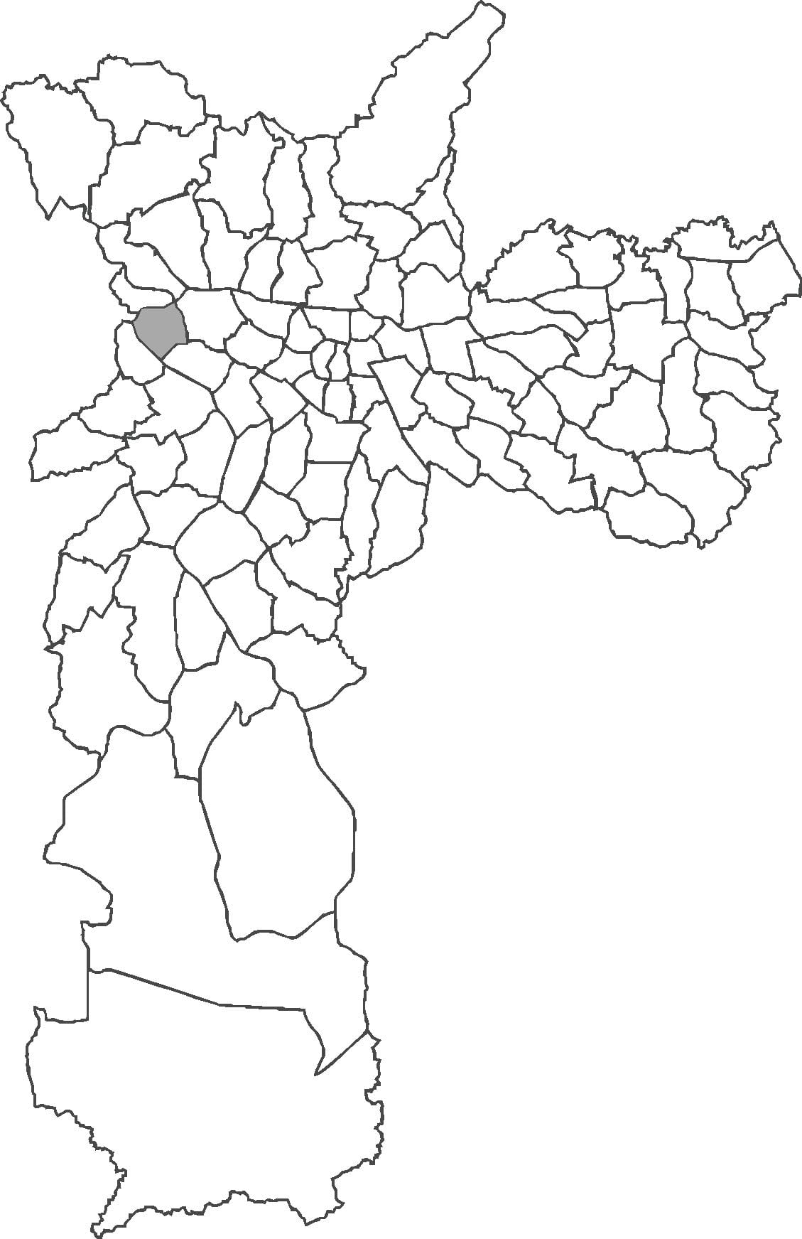 Mapa Vila Leopoldina auzoan