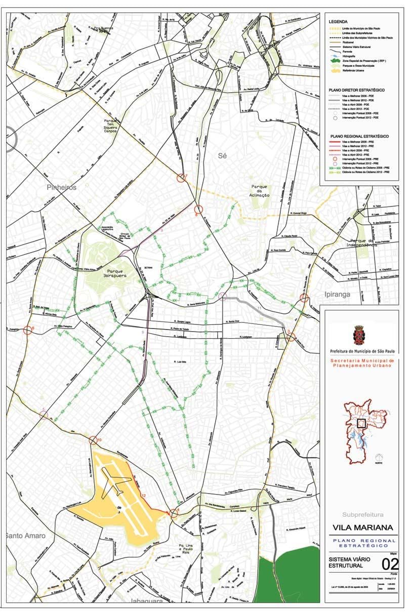 Mapa Vila Mariana São Paulo - Errepideak