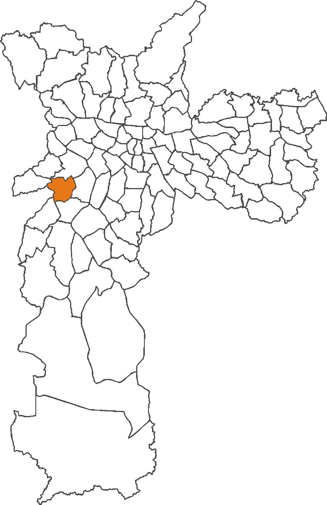 Mapa Vila Sônia auzoan