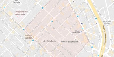 Mapa Água Rasa São Paulo
