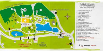 Mapa Alberto Löfgren park