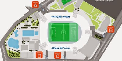 Mapa Allianz Parque São Paulo