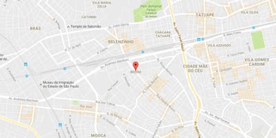 Mapa Belém São Paulo