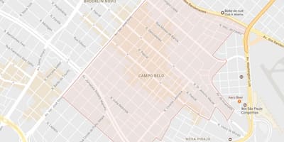 Mapa Campo Belo São Paulo