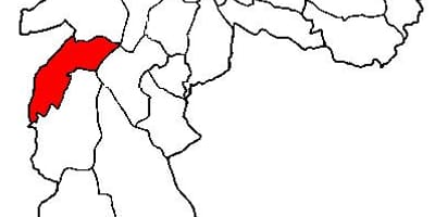 Mapa Campo Limpo azpi-prefektura São Paulo