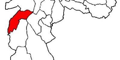 Mapa Campo Limpo azpi-prefektura São Paulo