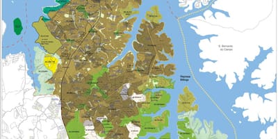Mapa Capela egin Socorro São Paulo - lurzoruaren Okupazioa