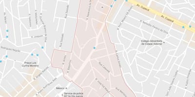 Mapa Cidade Ademar São Paulo
