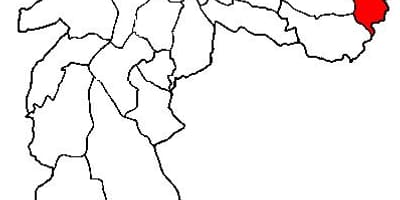 Mapa Cidade Tiradentes auzoan