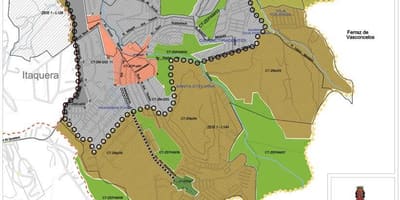 Mapa Cidade Tiradentes São Paulo - lurzoruaren Okupazioa