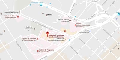 Mapa Clínicas ospitalea