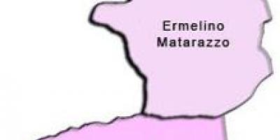 Mapa Ermelino Matarazzo azpi-prefekturan