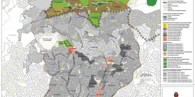 Mapa Freguesia egin Ó São Paulo - lurzoruaren Okupazioa