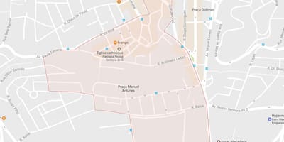 Mapa Freguesia egin Ó São Paulo
